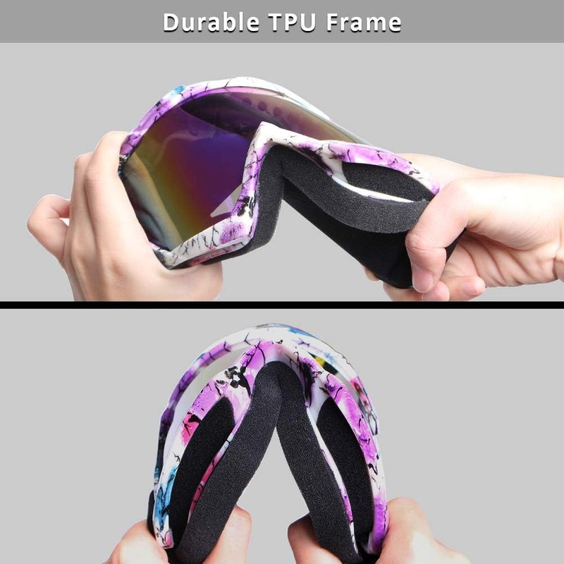 4-FQ Motorcycle ATV Goggles Motocross Windproof Dirt Bike Dustproof Off Road Goggles Scratch Resistant UV400 PU Helmet MX Skiing Protective Safety Racing Glasses - Image 5